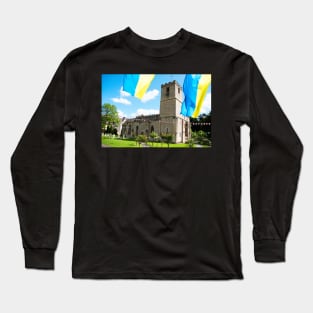 Bibury Church, Cotswolds Long Sleeve T-Shirt